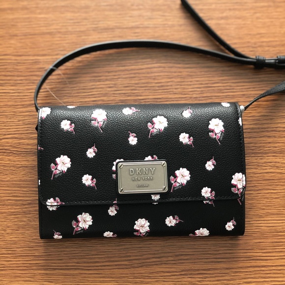 Dkny Handbags - DKNY Floral Crossbody